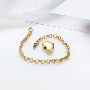 Neues Hot Heart Urn Crema tion Armband für Asche Edelstahl Asche Schmuck Dog Paw Print Urne für Haustier Tiere Asche - Product Image 4