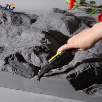 ZGSTONE Vente en gros 1200*600mm Prix d'usine Panneaux muraux en pierre PU de grande taille 3D Grain de pierre PU Polyuréthane Pierre artificielle