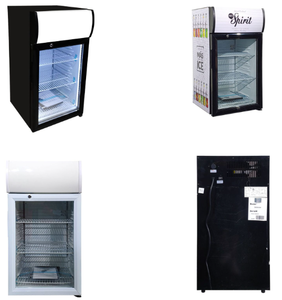 55L MIni Glass Door <strong>Countertop</strong> Display <strong>Freezer</strong> Commercial - Product Image 6