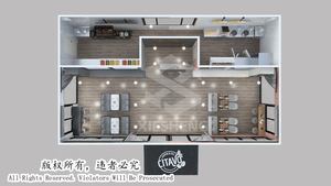 Container Ristorante Pop-up <span class=keywords><strong>da</strong></span> 20 piedi per Pollo Fritto, Container per Caffetteria Esterna, Negozio di Tè al Latte, Case Mobili Rimovibili - Product Image 5