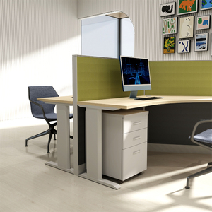 <span class=keywords><strong>4</strong></span> người bàn văn phòng tủ bàn làm việc bàn gỗ thiết kế văn phòng làm việc nội thất văn phòng tủ phân vùng văn phòng - Product Image 5