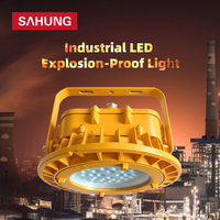 ATEX IP66 LED-Chip Glas Explosionsgeschützte Hallenleuchte 50W/100W/150W 90-120 Grad Abstrahlwinkel Ex IIC T6 GB für Gefahrenbereichsbeleuchtung