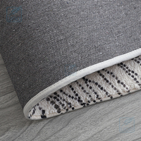 UOO Maßgefertigter Chinesischer Teppich-Hersteller Nordischer Schlichter Maschinell Bedruckter Waschbarer Großer Nylon-Teppich Tapete für Wohnzimmer