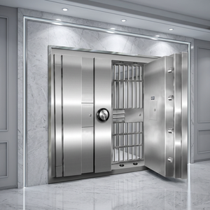 Reinforced steel with electronic digital <b>lock</b> suitable for financial institutions solid stainless steel bank cheap high security - Product Image 1