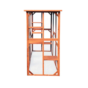 Maison pour chat en bois de sapin durable, anti-corrosion, imperméable, pour l'extérieur, avec une zone de repos confortable et une conception résistante aux intempéries - Product Image 5