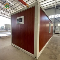 Facile à installer 20 pieds maison modulaire pliable préfabriquée incinérateur kit de toilette maison