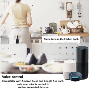 OURTOP WiFi /Zigbee 1/<span class=keywords><strong>2</strong></span>/<span class=keywords><strong>3</strong></span>/4 Gang CH Commutateur Télécommande Vocale Tuya Smart Home Commutateur de Contrôle pour Lumières - Product Image 6