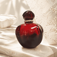 Flacon de parfum de luxe en verre, rond, avec couvercle en cristal et bouchon à pression, 30 ml, 100 ml, Europe, Moyen-Orient