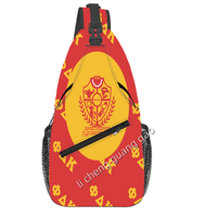Sac de poitrine Sigma Gamma Rho, nouveau design personnalisé de la sororité, lettres grecques, sac bandoulière unisexe, sac de poitrine pour voyage en plein air
