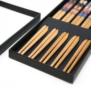 Meilleure vente de baguettes réutilisables baguettes <span class=keywords><strong>sushi</strong></span> baguettes en bambou à prix réduit - Product Image 4