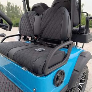 Carrito de Golf Eléctrico <span class=keywords><strong>Chono</strong></span> de 5KW para Uso Agrícola y en Carreteras, 6 Plazas, Parabrisas Plegable, para Parques de Diversiones, Certificado CE, 30-50km/h, Gran Venta - Product Image 3