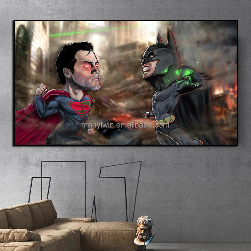 Marvel Movies Abstract Characters Funny Painting Pictures Poster Canvas Printing Wall Art Cuadros Kids Room Home Decor Painting