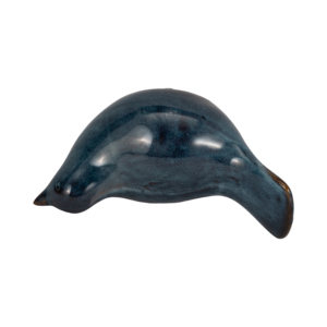 Statuetta di Uccello in Ceramica ClassicBird con Finitura Reattiva, Scultura Decorativa per Bagno, Ufficio, Soggiorno - Product Image 6