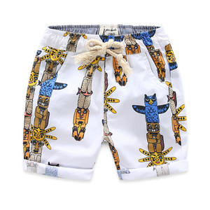 Pantalones Cortos de Playa de Tela de Poliéster y Algodón al por Mayor para Niños - Product Image 2