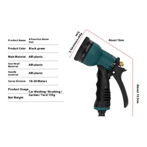 Hướng dẫn sử dụng Súng phun nước thiết kế mới cho tưới tiêu nông nghiệp vườn Hose Mist Jet với nhựa vòi phun - Product Image 6