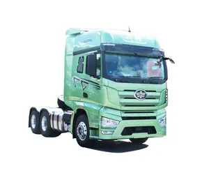 Faw 트랙터 351-450Hp 대형 트럭 터미널 컨테이너 운송 및 트레일러 배달 트랙터 트럭