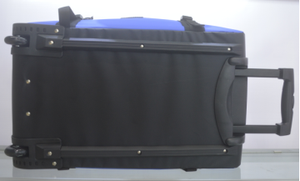 Bolsa de lona personalizada de fábrica con ruedas, 70L, repelente al agua, equipaje de viaje con rodillos, 25 pulgadas, color negro - Product Image 2