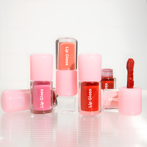 Vente en gros de maquillage de haute qualité, teinture pour les lèvres et les joues vegan, <span class=keywords><strong>gloss</strong></span> à lèvres aromatisé à la fraise, fabricant - Product Image 1