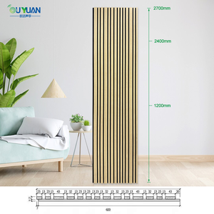 Trang trí nội thất cách âm Panel tường không thường xuyên tấm gỗ tường Acoustic công nghệ gỗ Veneer Panel tường cho ghi âm studio - Product Image 3