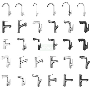 Modern Black <b>Basin</b> <b>Tap</b> <b>Single</b> Handle Waterfall Curved Spout Angular Lever Square Body Easy Install <b>Single</b> Hole Mount - Product Image 2