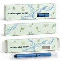 Boîte d'emballage personnalisée pour stylos injecteurs, en carton recyclable avec fenêtre et insert de protection
