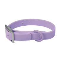 Collier pour chien Muker de haute qualité en PVC et nylon, solide, imperméable, pour le sport en plein air, tendance, avec boucle en métal et rivets, toutes saisons, logo personnalisé