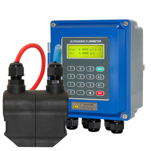For Oil PVC <b>Pipe</b> Flowmeter <b>Clamp</b> on Sensors Pulse Wall Mounted Ultrasonic Flow Meter - Product Image 6