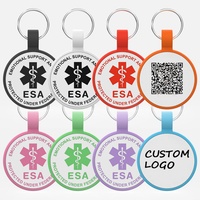Personalisierte Hundemarken mit Eigenem Logo Glänzende Sublimations-Hundemarken Blanko Großhandel Haustiermarken
