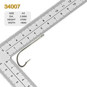 Anzuelos de Pesca de Acero Inoxidable 34007, Blancos, Extra Largos, Tamaño Completo para Pesca Comercial - Product Image 3