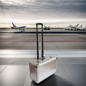 Maleta <span class=keywords><strong>de</strong></span> aluminio <span class=keywords><strong>de</strong></span> peluquero <span class=keywords><strong>de</strong></span> oficina y viaje OEM con estuche <span class=keywords><strong>de</strong></span> mano con carrito - Product Image 6