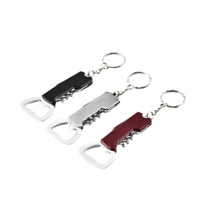 3 in 1 Multifunction Portable Corkscrew Red Wine <strong>Bottle</strong> <strong>Opener</strong> <strong>Beer</strong> <strong>Bottle</strong> <strong>Opener</strong> <strong>Keychain</strong> - Product Image 1