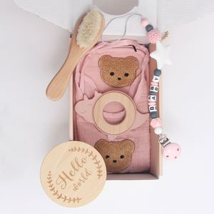 Baby Shower Gifts for Newborn Girls and Boys Newborn Essential Gift Basket Can Chew Animal Rattle Toy Newborns Gifts Wholesale - Product Image 4