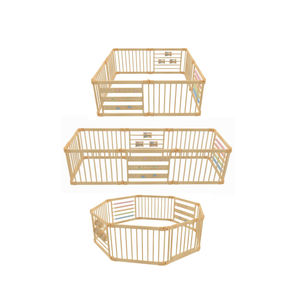Bambini divisorio <span class=keywords><strong>8</strong></span> lati pieghevole box in legno per il bambino - Product Image 4