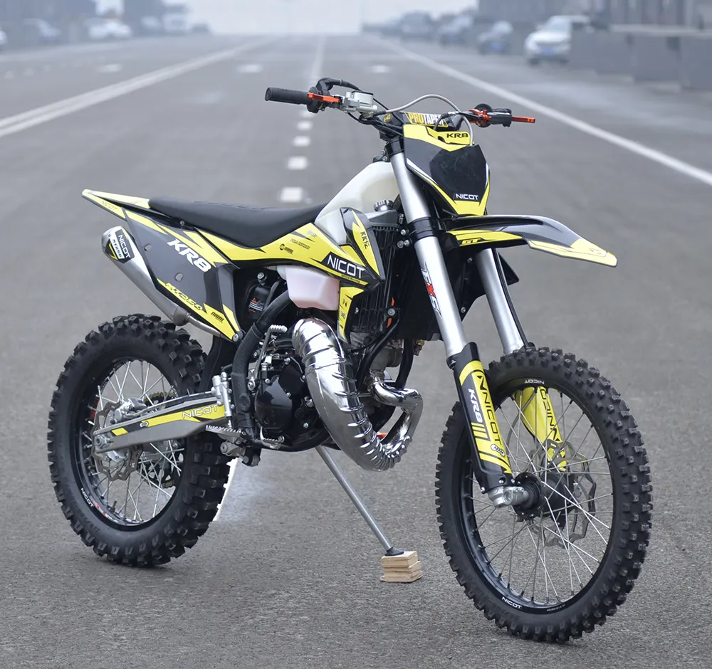 Nicot KF250MT 1E66MM 2 Takt 250cc Dirt Bike Off-Road Motorfiets Motorcross Crossmotor 250cc Met Loncin MT250 2 takt Motor