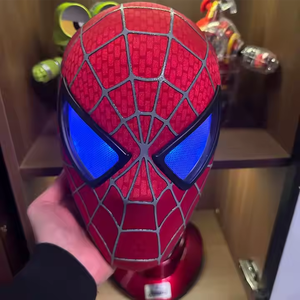 หน้ากากดวงตาเรืองแสงเรืองแสงเรืองแสงเรืองแสงซูเปอร์ฮีโร่หน้ากากแบบมีกระบังหน้าแบบมีแสงสำหรับภาพยนตร์แนวแมงมุมเคลื่อนไหวสุดเจ๋ง - Product Image 2