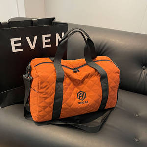 Nouveau sac de voyage femmes réglable chariot étui <span class=keywords><strong>fil</strong></span> à broder losange expansion portable sec humide séparation gym sac de sport - Product Image 3