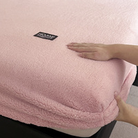 Parure de lit quatre pièces de luxe moderne en velours de lait imprimé, motif géométrique écologique, drap-housse inclus, haute qualité