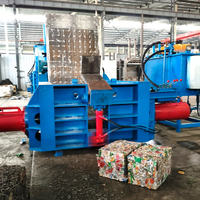 Compacteur horizontal hydraulique pour copeaux métalliques, pour le recyclage des copeaux d'acier, d'aluminium et de cuivre provenant de tours