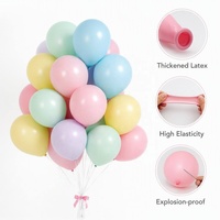 Ballons en latex pastel macaron gonflables à l'hélium pour décorations de fête d'anniversaire et de mariage - Fournisseur chinois