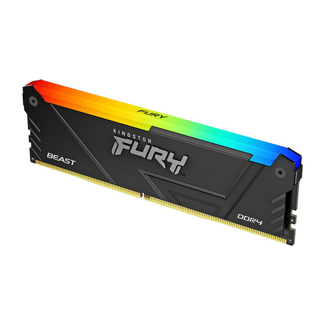 Used DDR4 16GB 3200MHz RAM (RGB/LED) Fully Compatible with Standard Modules; Suitable for Desktop PCs.