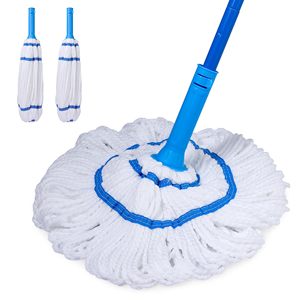 <strong>Self</strong> <strong>Wringing</strong> <strong>Mop</strong> For Floor Cleaning Long Handled Twist <strong>Mop</strong> With 2 Microfiber Washable Heads For Kitchen Hardwood Home Office - Product Image 1