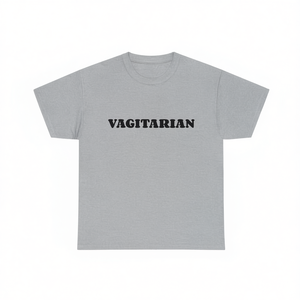 T-shirt Vagitarian unisex con scollo rotondo e maniche corte, maglietta promozionale per adulti - Product Image 2