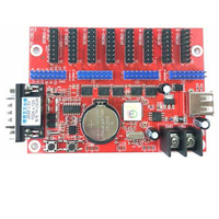 Contrôleur de signalisation LED programmable TOPPOINT TF-C6UR P10 monochrome et bicolore, contrôleur LED RS232 avec clé USB
