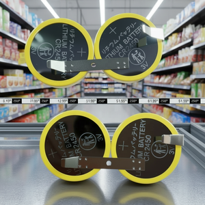 Pile bouton jetable au lithium CR 2450 2477 <span class=keywords><strong>2430</strong></span> <span class=keywords><strong>3V</strong></span>, pack de piles au lithium CR2450 pour étiquettes électroniques de rayonnage - Product Image 2