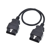 Adaptateur de diagnostic OBD2 pour voiture, connecteur OBDII 16 broches mâle vers femelle J1962, câble d'extension séparateur en Y pour GPS