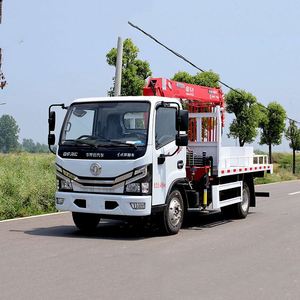 รถเครนติดตั้งบนรถบรรทุก Dongfeng D6 ขนาด 4*2 ตัน พร้อมเครนบูมตรง 4 ตัน และตะกร้าทำงาน เหมาะสำหรับงานเทศบาล - Product Image 4