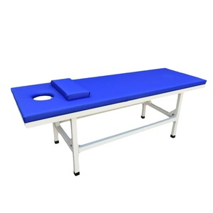 Massage <b>Bed</b> Tcm Reinforced Multifunctional Outpatient Examination <b>Bed</b> Moxibustion Massage Blue Padding Steel Frame - Product Image 1