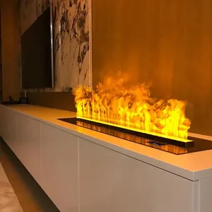 TONYA Dekoration einfache Installation niedriger Energieverbrauch Kamin intelligente simulierte Flamme Wasserdampf elektrischer Kamin