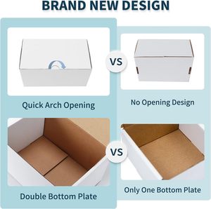 Phân Hủy Sinh Học Vận Chuyển Sinh Thái Bao Bì Hộp Sóng Gửi Thư Thủ Công Với Logo <span class=keywords><strong>DIY</strong></span> Làm Đẹp Trắng Vận Chuyển Hộp - Product Image 5