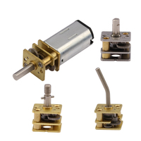 Motor Gear Magnet Permanen DC SLW 12MM 3V-12V Brushed N30 untuk Kipas Rumah Pintar & Aplikasi Robot